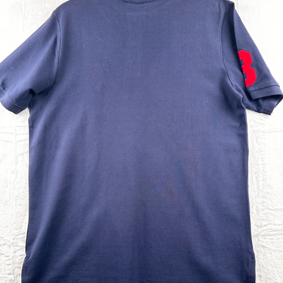 US Polo Assn Men’s Shirt navy Blue size M Blu Big Embroidered Pony 100% Cotton - Picture 6 of 10